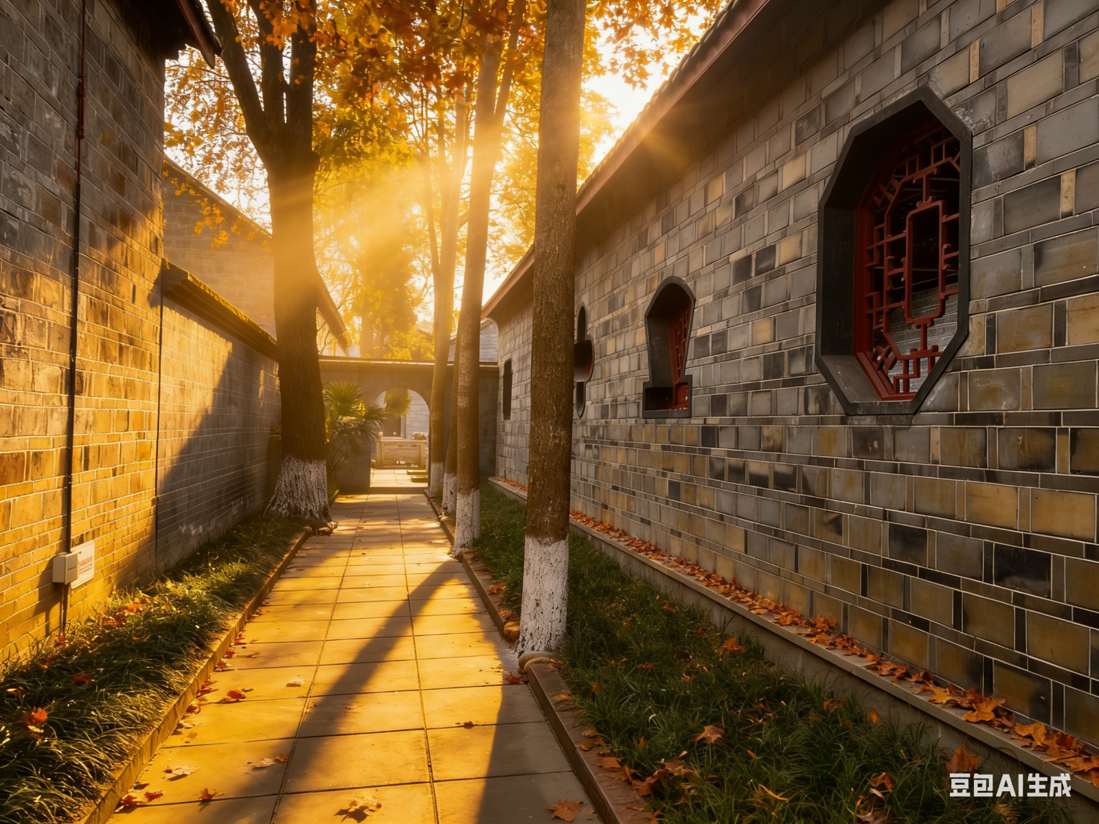 秋阳访古观，茶烟绕纯阳